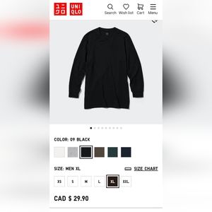 HEATTECH COTTON CREW NECK T-SHIRT (EXTRA WARM) MEN